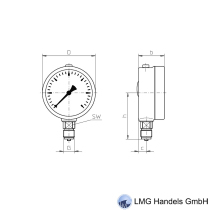 Rohrfedermanometer