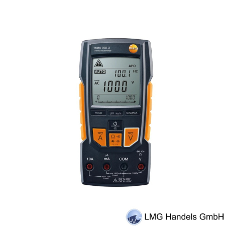 Digital-Multimeter Messbereich 0,1 mV bis 1000 V 0590 7603 TESTO 760-3